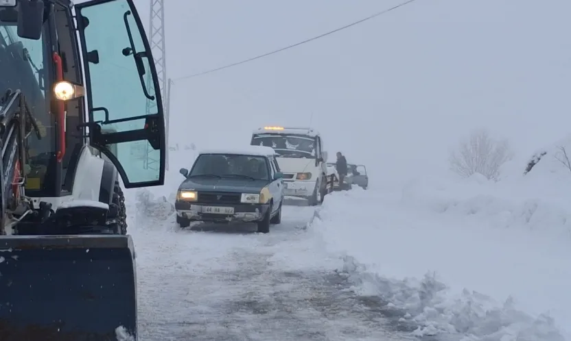 Malatya Büyükşehir Belediyesi'nden Kırsalda Kurtarma Operasyonları