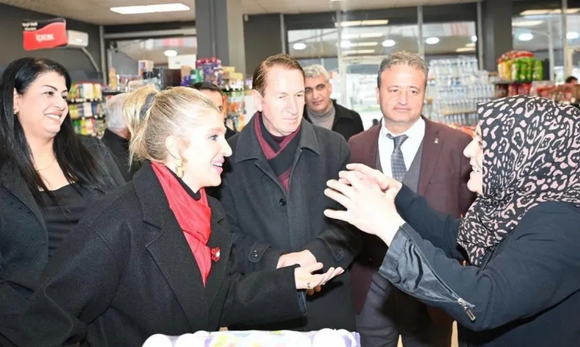 Milletvekili Ölmeztoprak'tan Kop Boykot Market'e Ziyaret