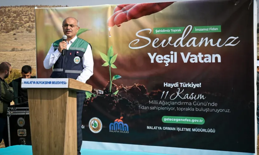 Milli Ağaçlandırma Gününde 2200 Fidan Toprakla Buluştu