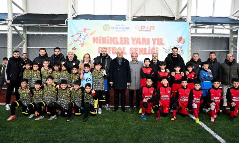 'Minikler Yarıyıl Futbol Şenliği' Turnuvası Başladı